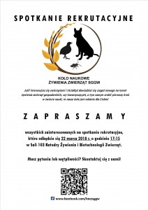 Informacja na drzwi KNŻZ - nabór