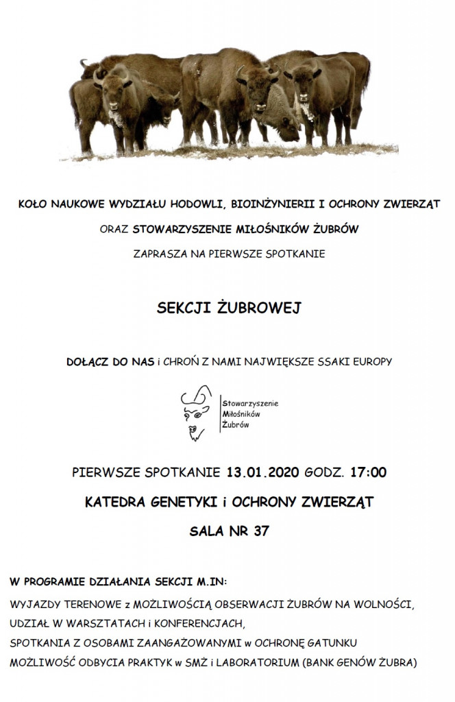 Sekcja żubry