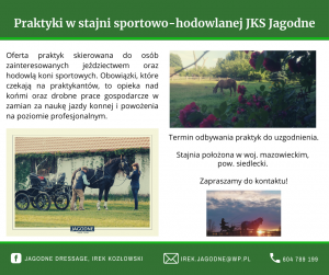 Praktyki w stajni sportowo - hodowlanej-1